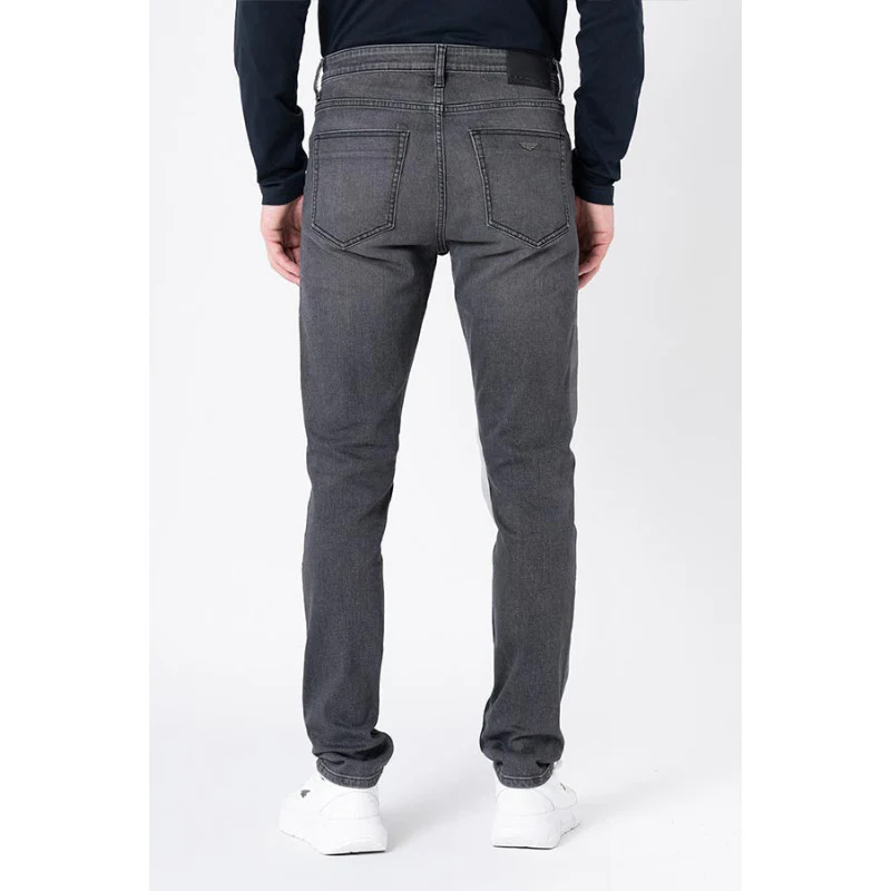 Men's Grey Skinny Jeans - Image 3