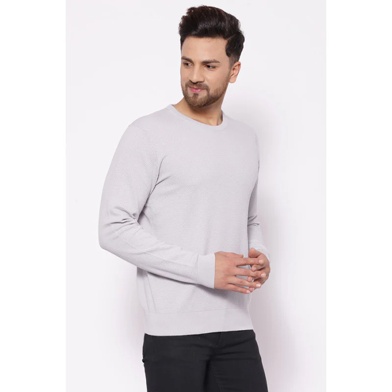 Men's Grey Sweater - Image 2