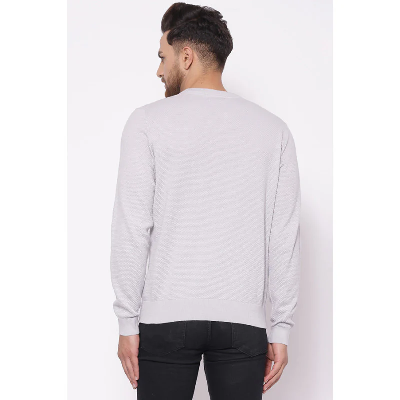 Men's Grey Sweater - Image 3