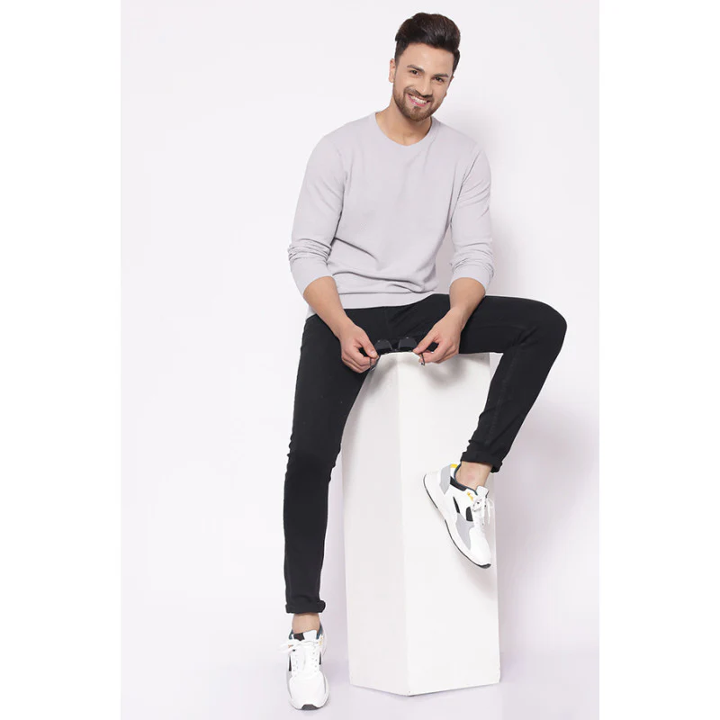 Men's Grey Sweater - Image 4