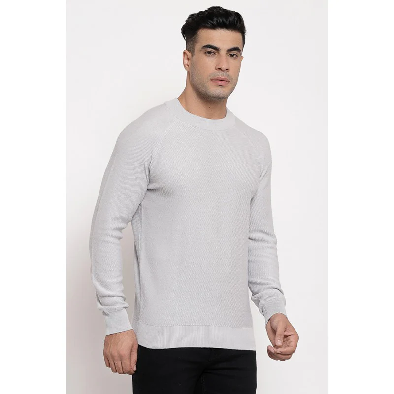 Men's Grey Sweater - Image 2