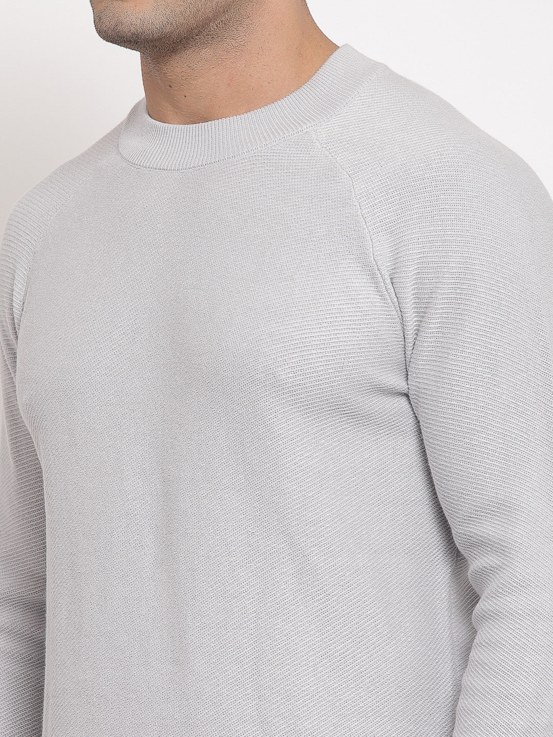 Men's Grey Sweater - Image 3