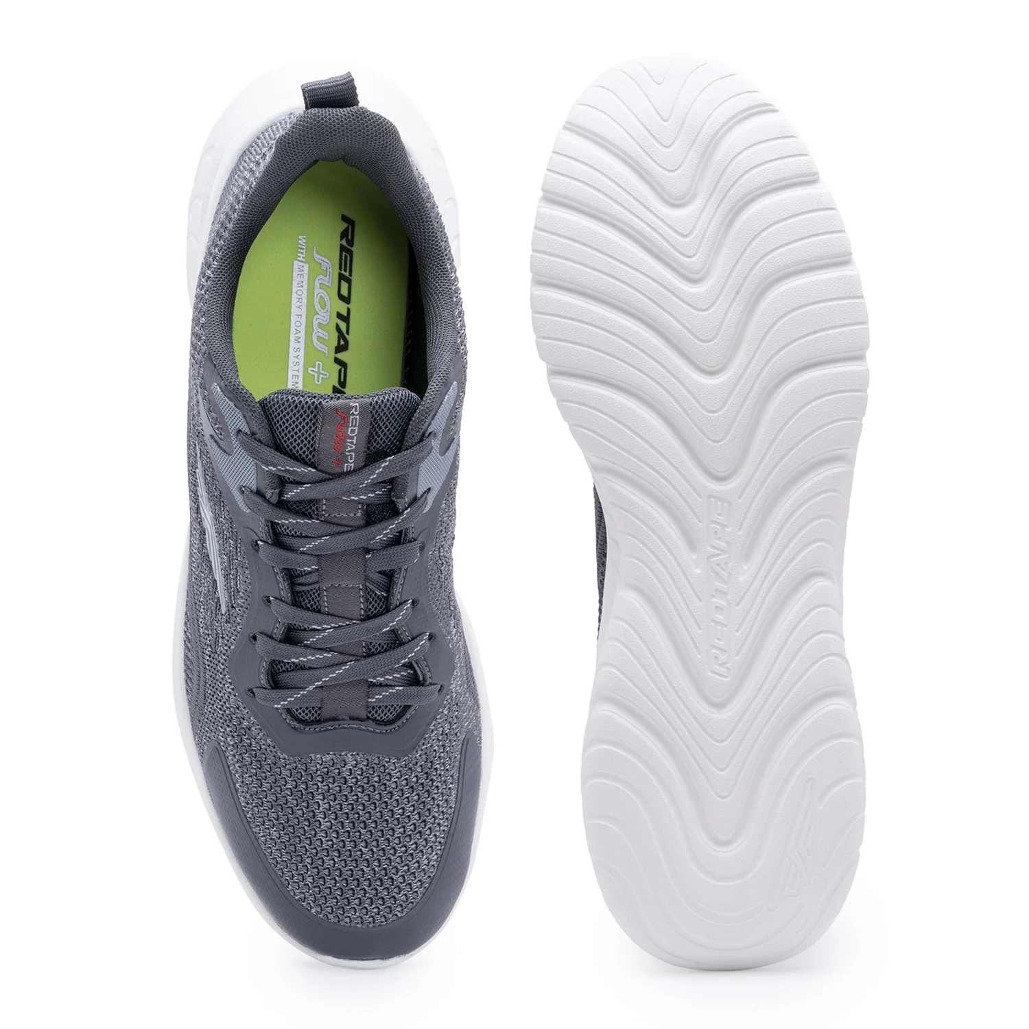 Men Grey Walking Shoes - Image 5
