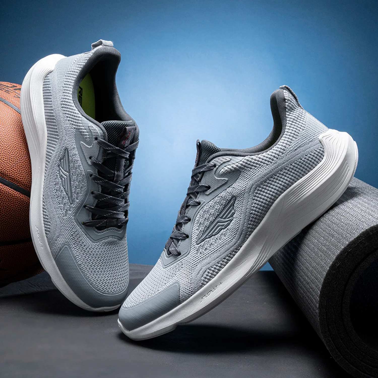 Men's Grey Walking Shoes - Image 6