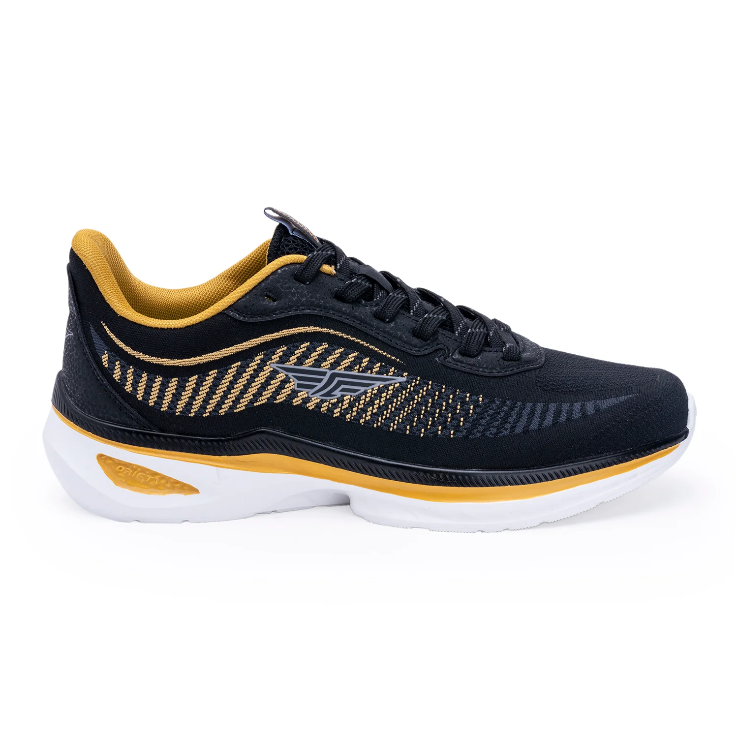 Men Grey & Yellow Walking Shoes - Image 2