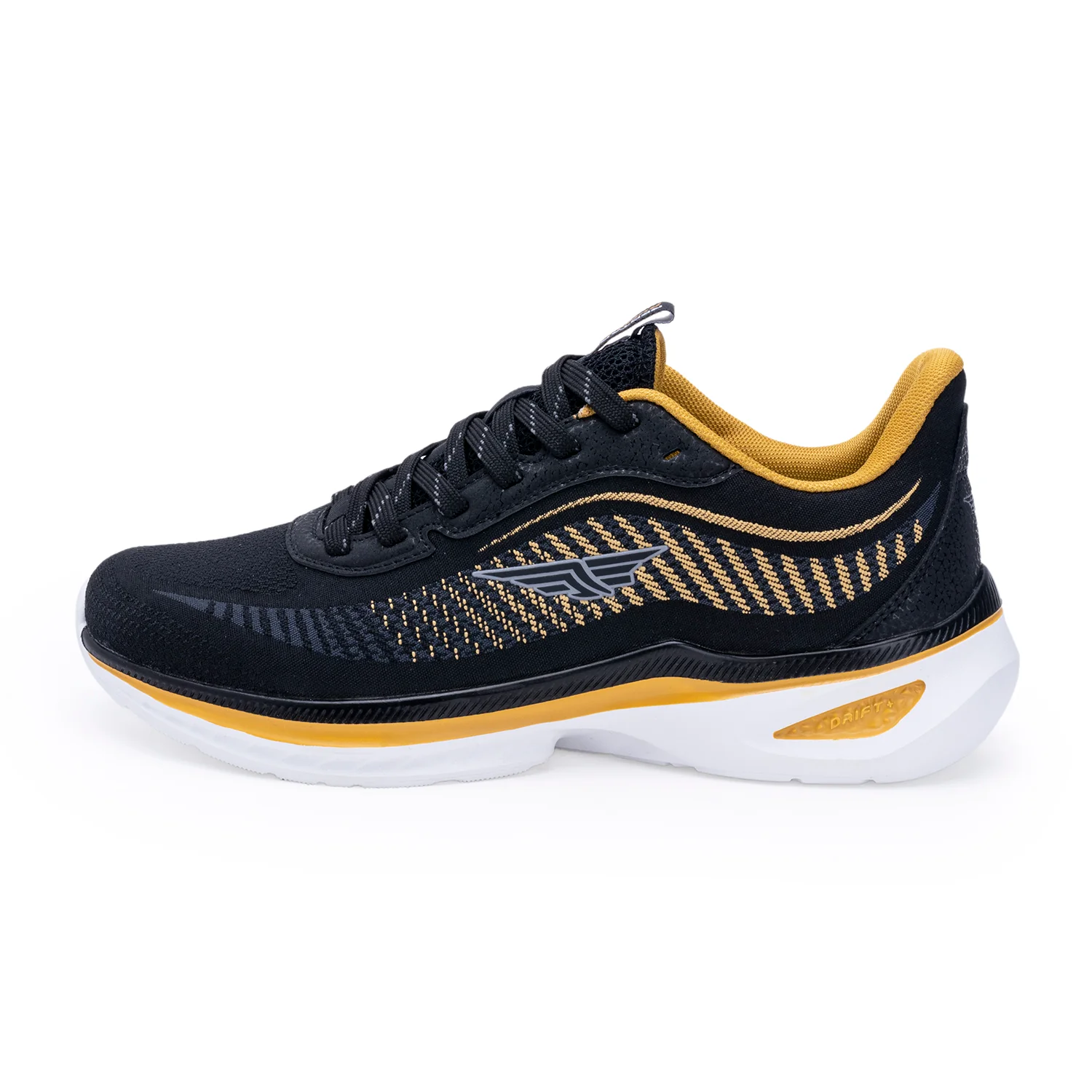 Men Grey & Yellow Walking Shoes - Image 3