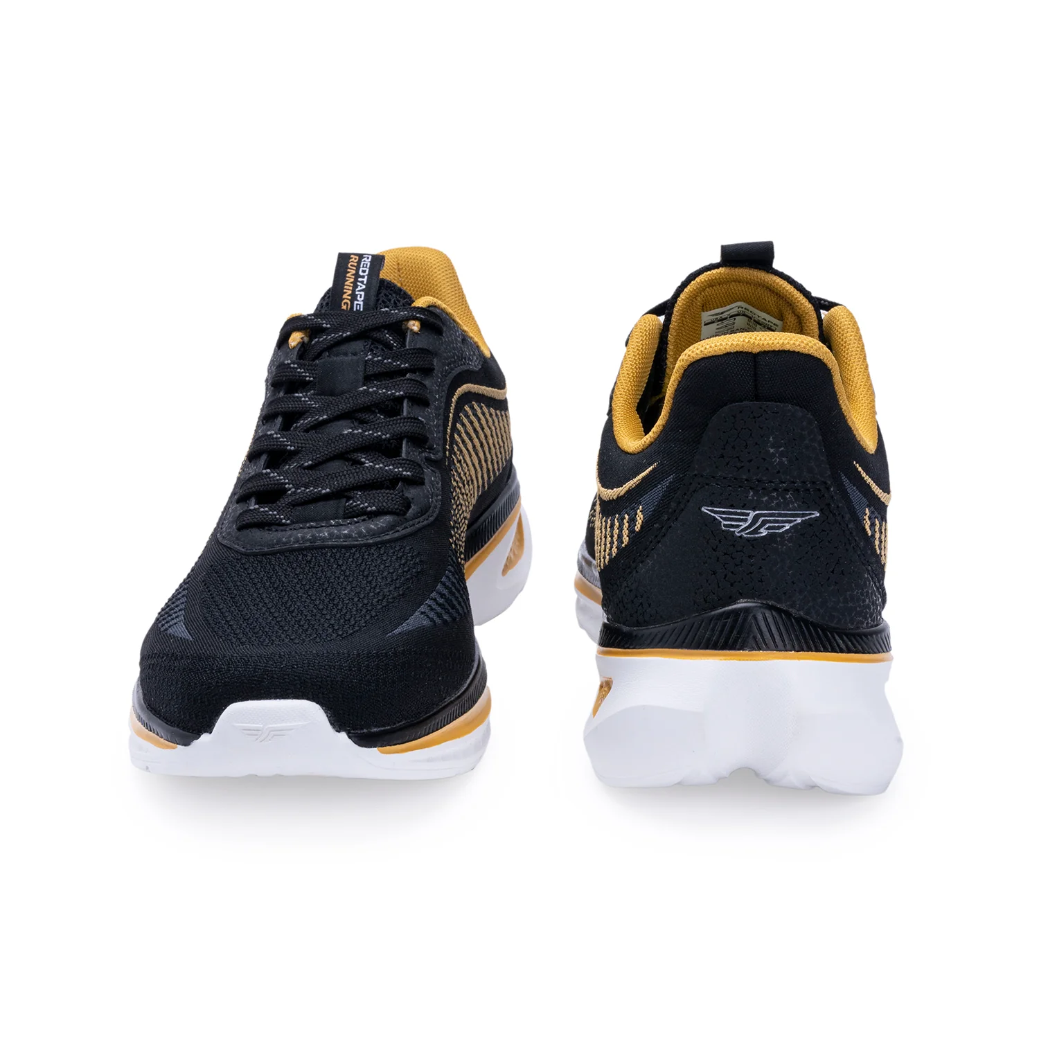 Men Grey & Yellow Walking Shoes - Image 4