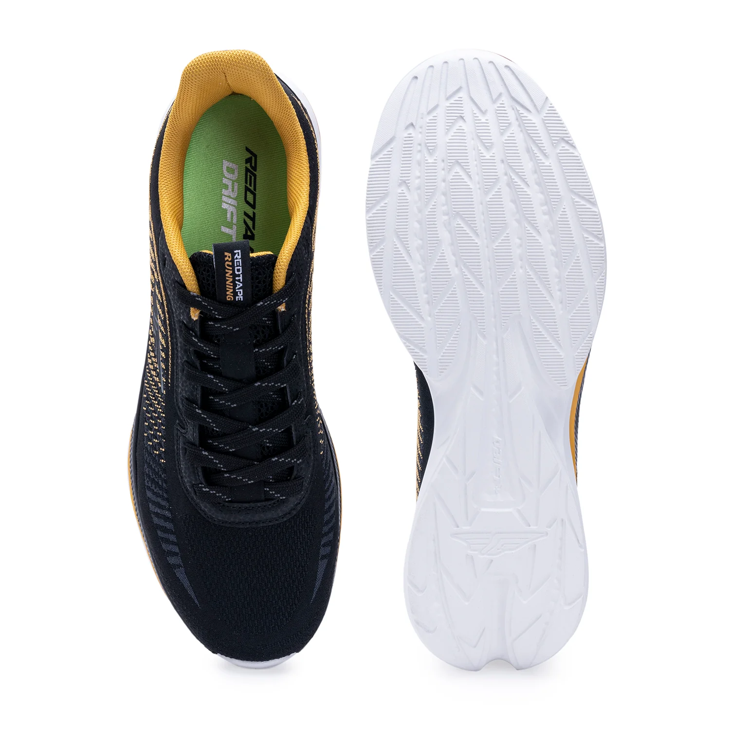 Men Grey & Yellow Walking Shoes - Image 5