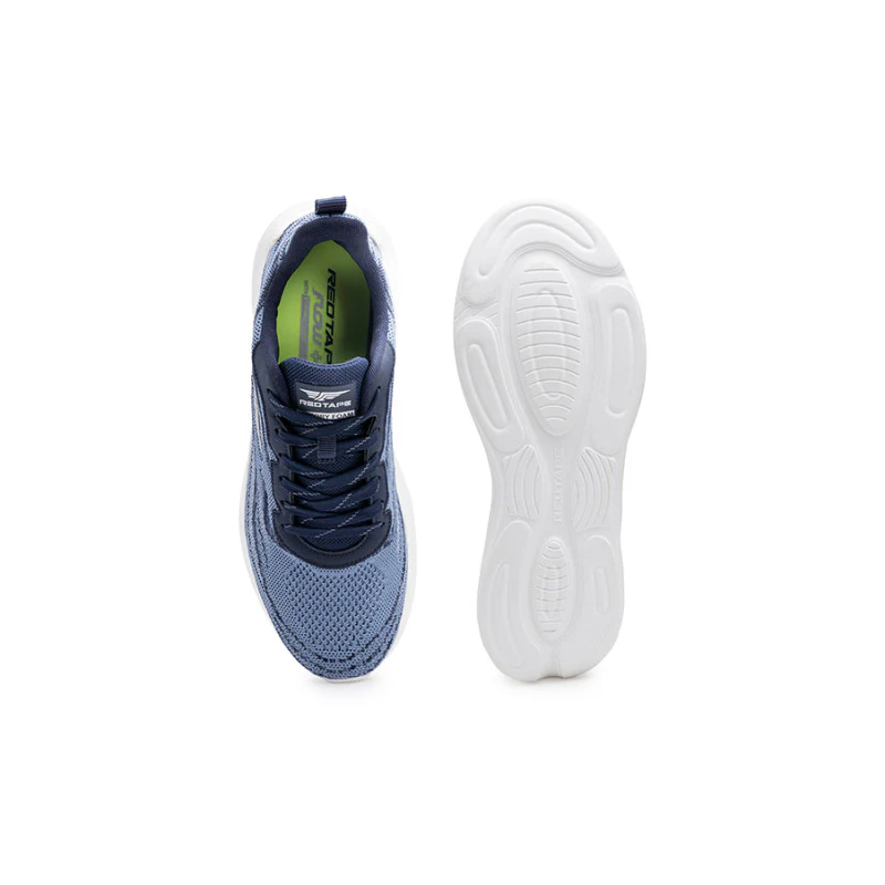 Men's Ice Blue/Navy Walking Shoes - Image 6