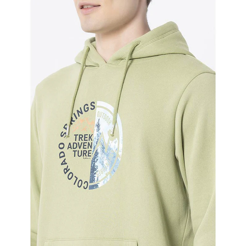 Men's Leaf Green Hoodie - Image 4