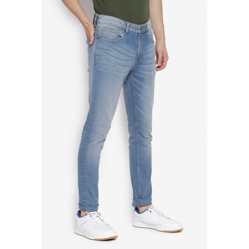 Men's Light Blue Denim Jeans - Image 3