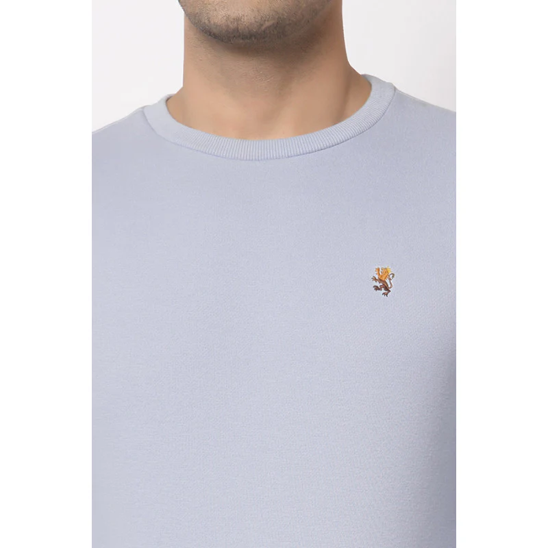 Men's Light Blue Sweatshirt - Image 4