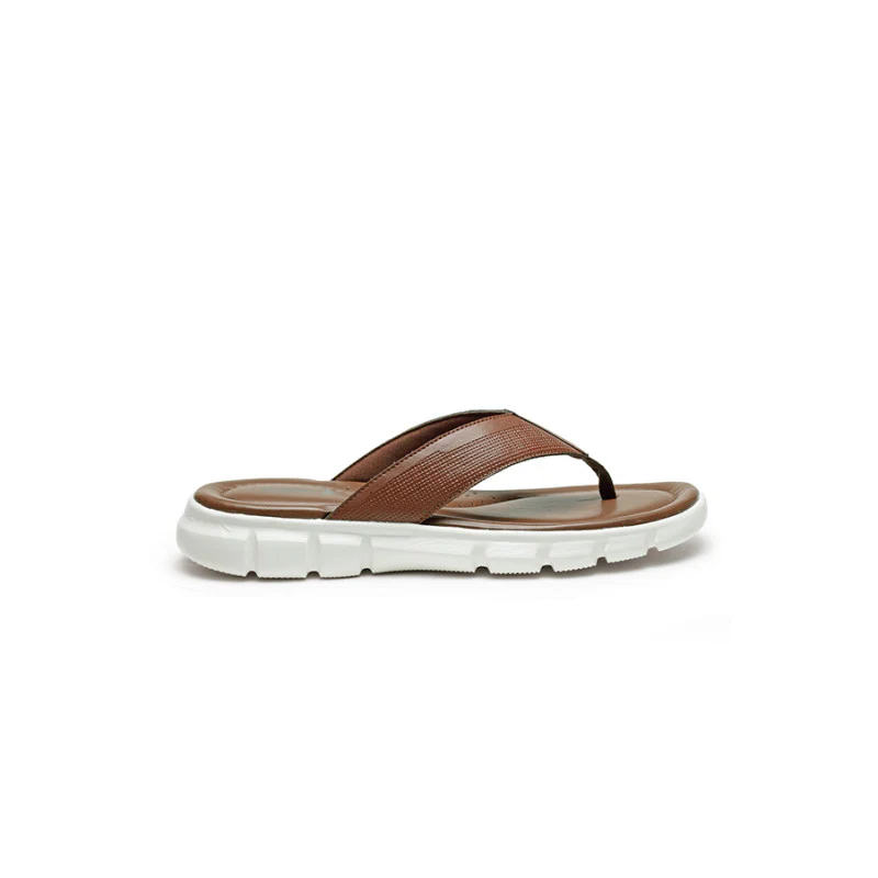 Men's Light Brown Thong Sandal - Image 3
