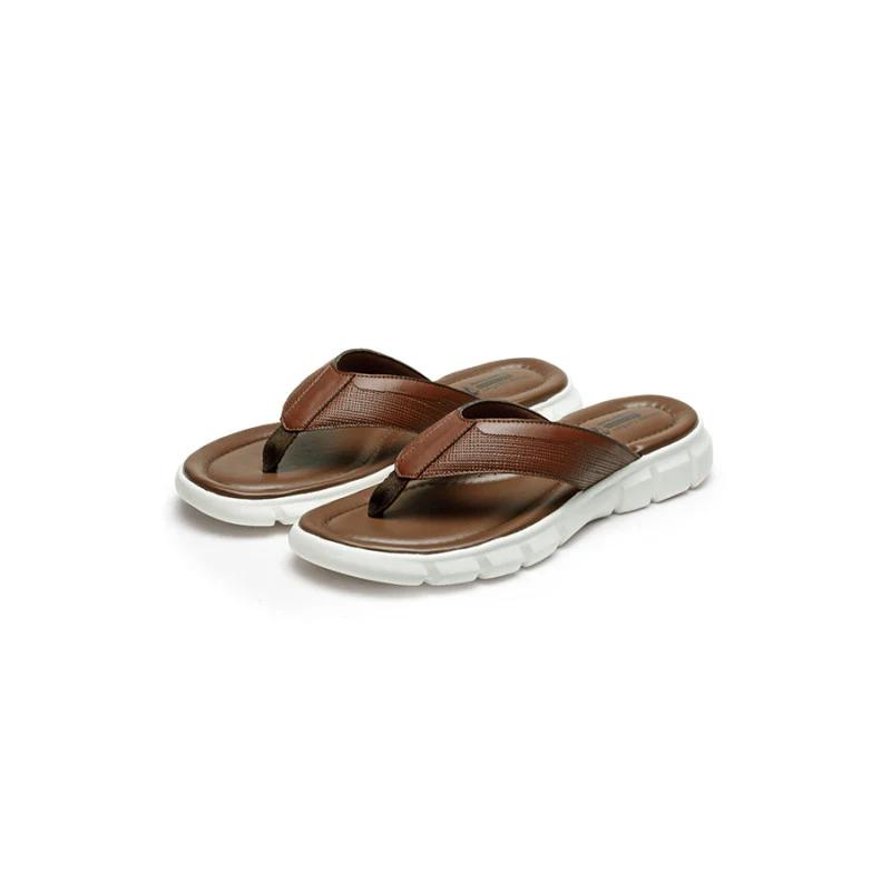 Men's Light Brown Thong Sandal - Image 4