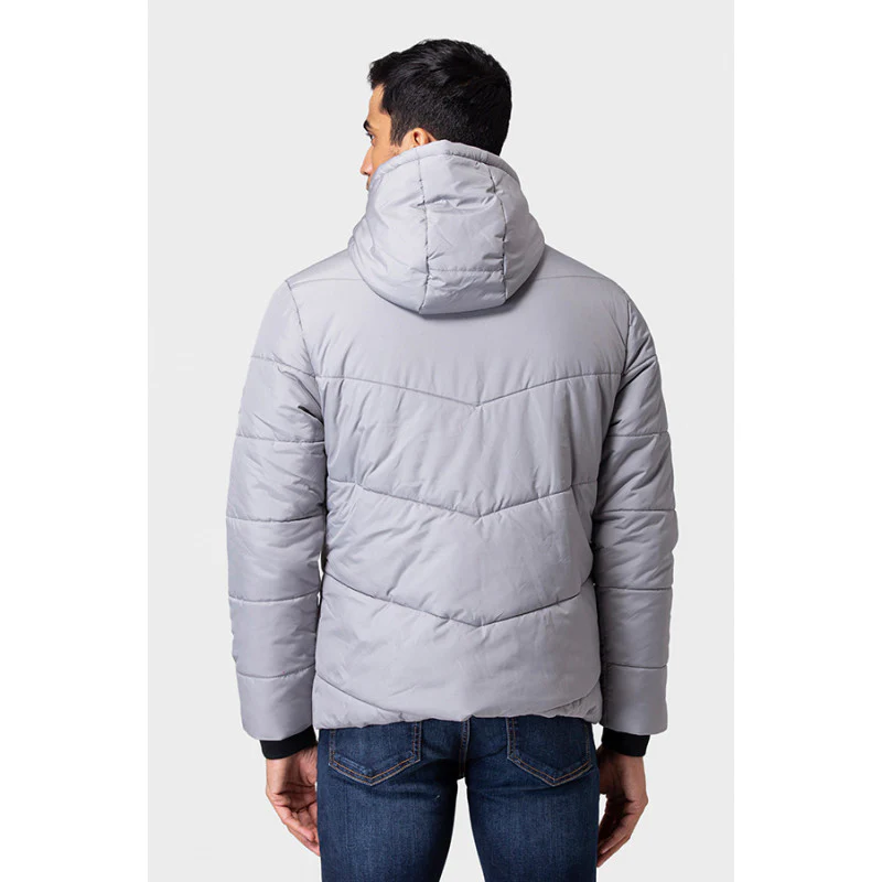 Men's Light Grey Jacket - Image 4