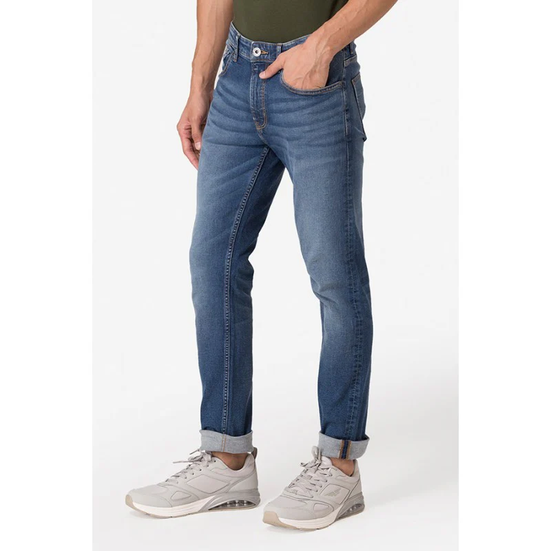Men's Light Indigo Denim Jeans - Image 2