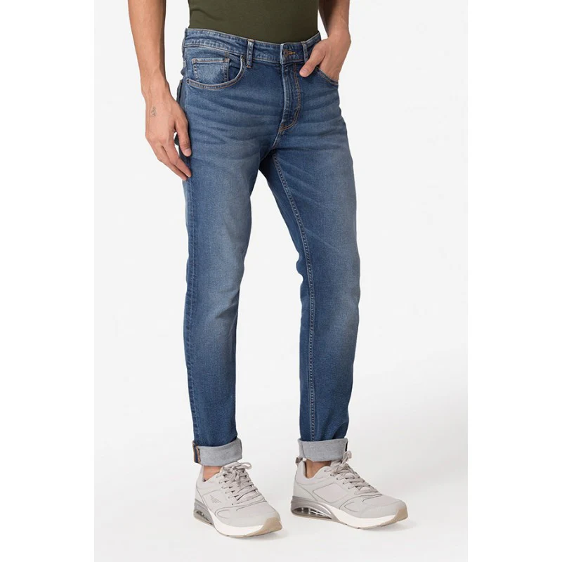 Men's Light Indigo Denim Jeans - Image 3