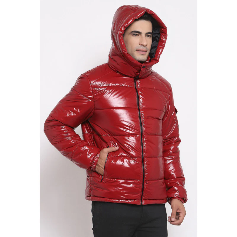 Men's Maroon Jacket - Image 3