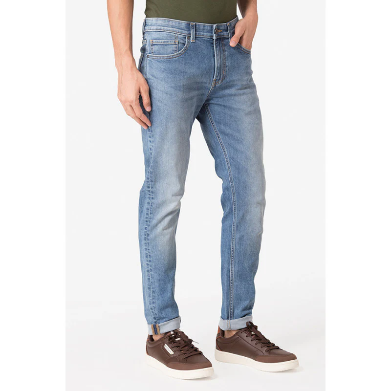 Men's Mid Blue Jeans - Image 3