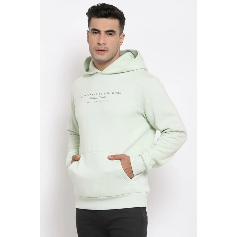 Men's Mint Green Hoodie - Image 2
