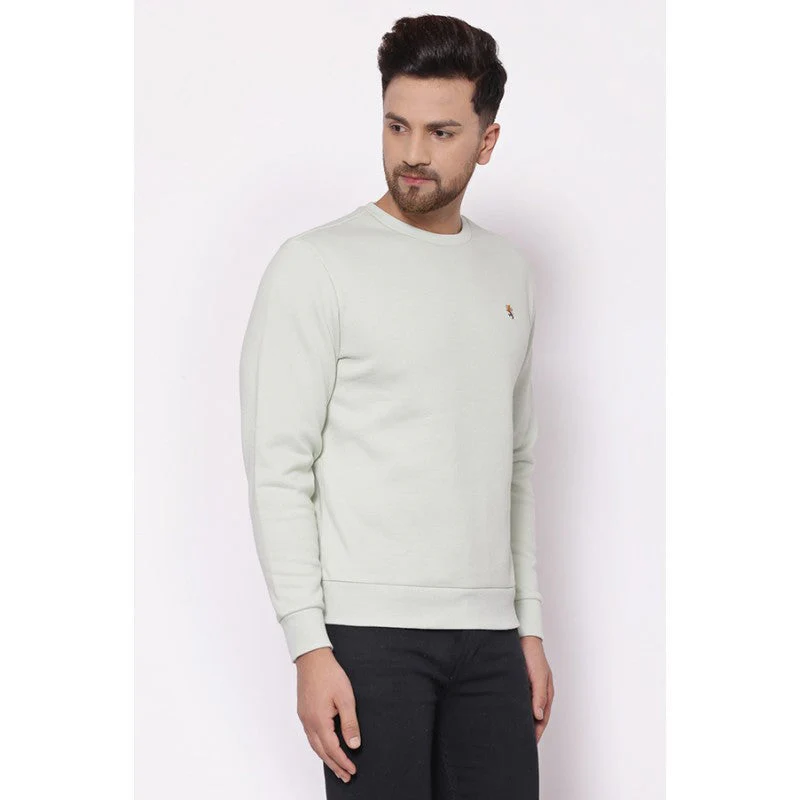Men's Mint Green Sweatshirt - Image 2