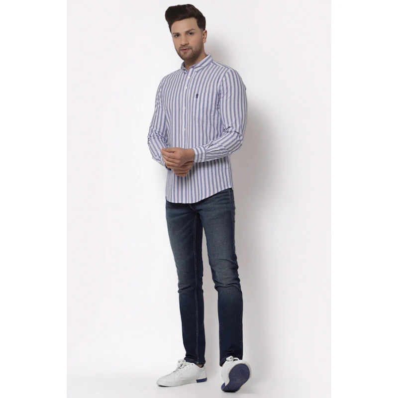 Men Multi Striped Shirt - Image 4