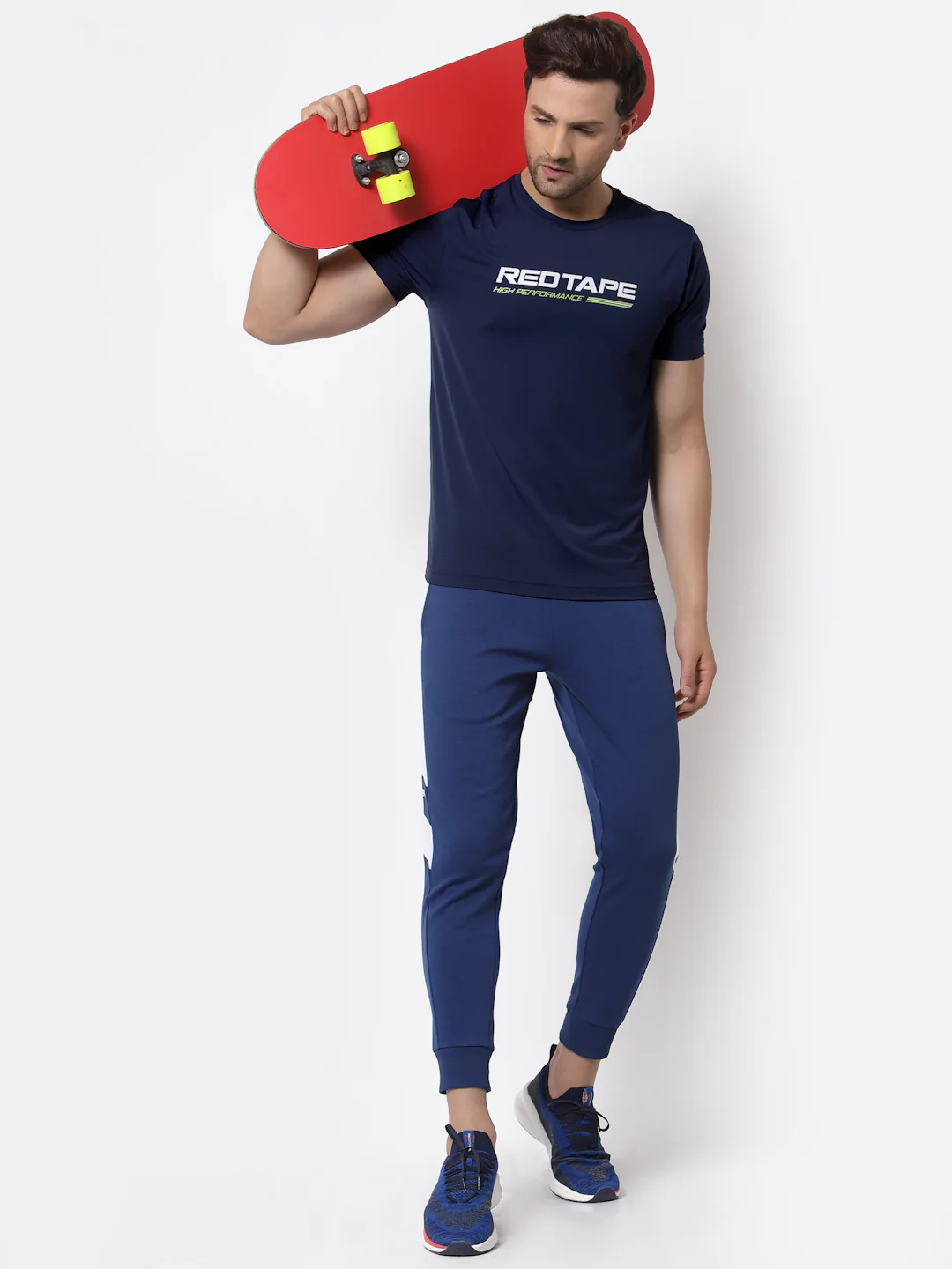 Men's Navy Active wear T-Shirt - Image 6