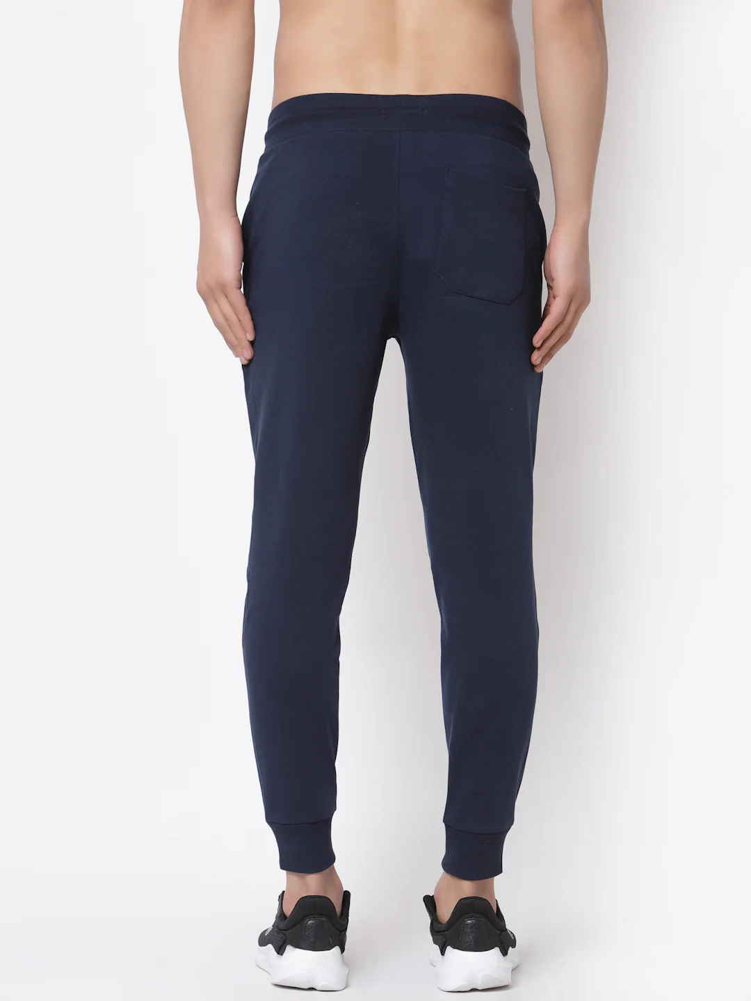 Men Navy Sports Joggers - Image 4