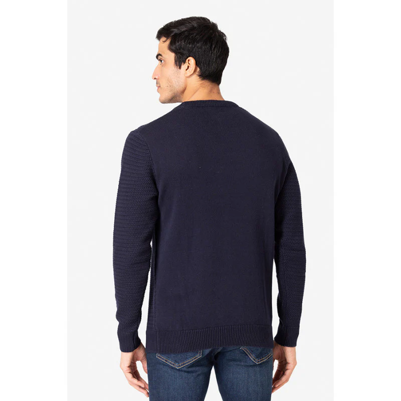 Men's Navy Sweater - Image 4