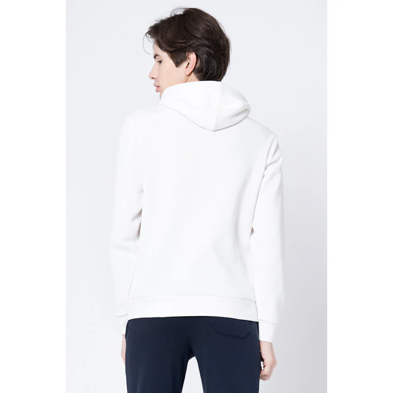 Men's Off White Graphic Print Hoodie - Image 3
