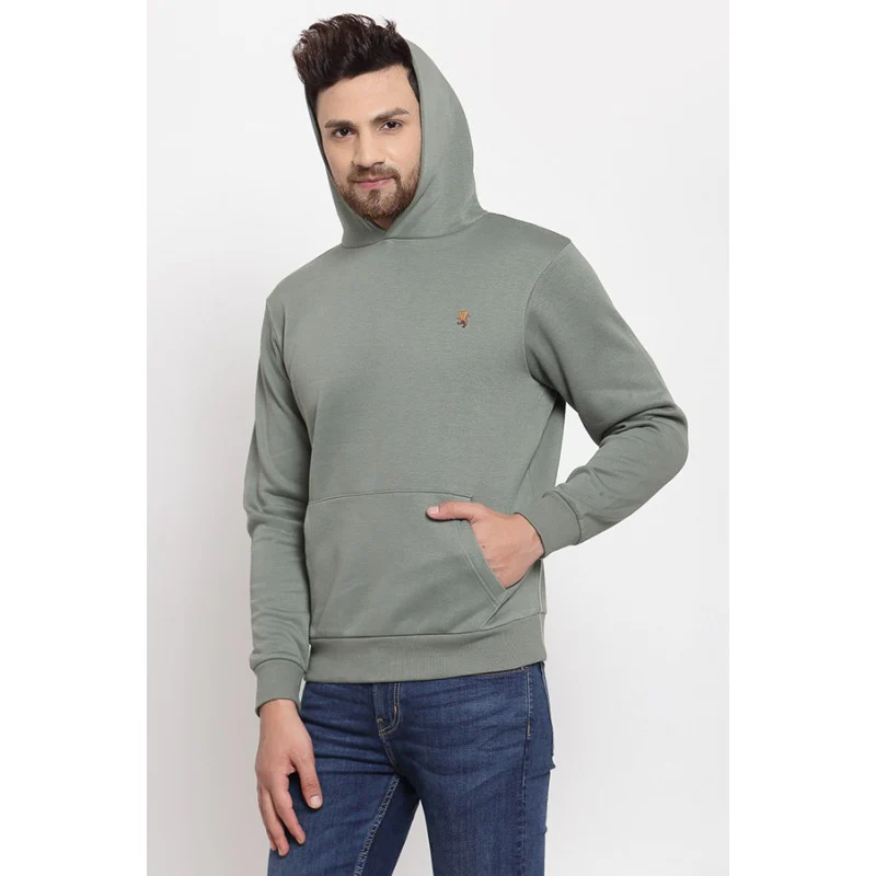 Men's Olive Hoodie - Image 2
