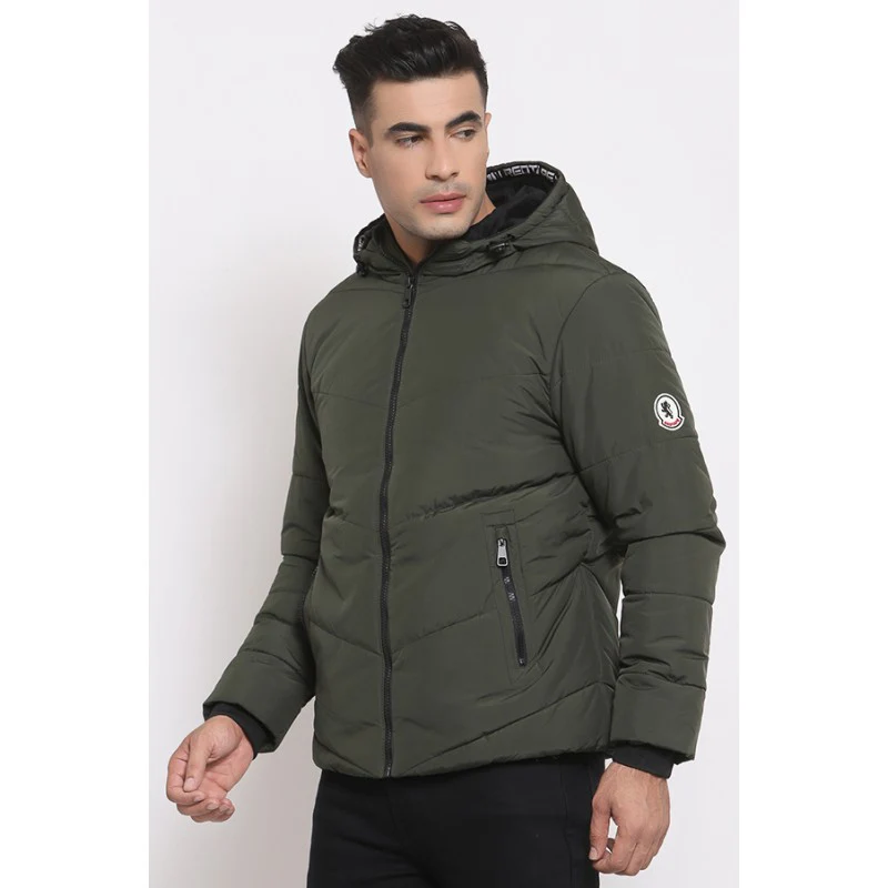 Men's Olive Jacket - Image 3