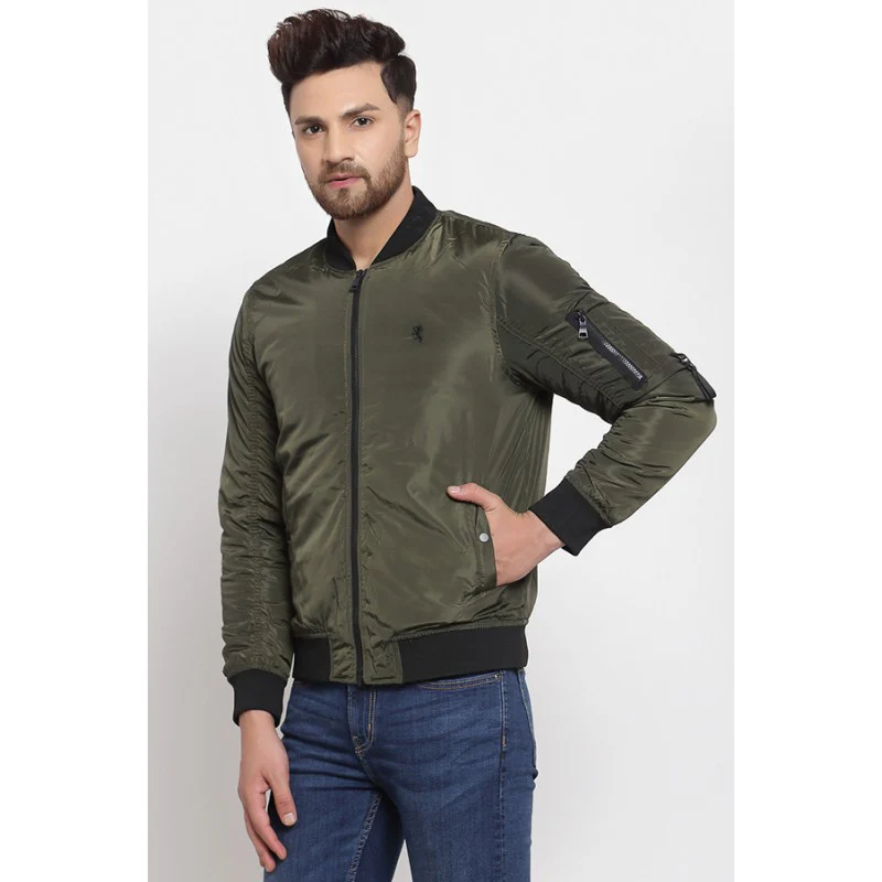 Men's Olive Jacket - Image 2