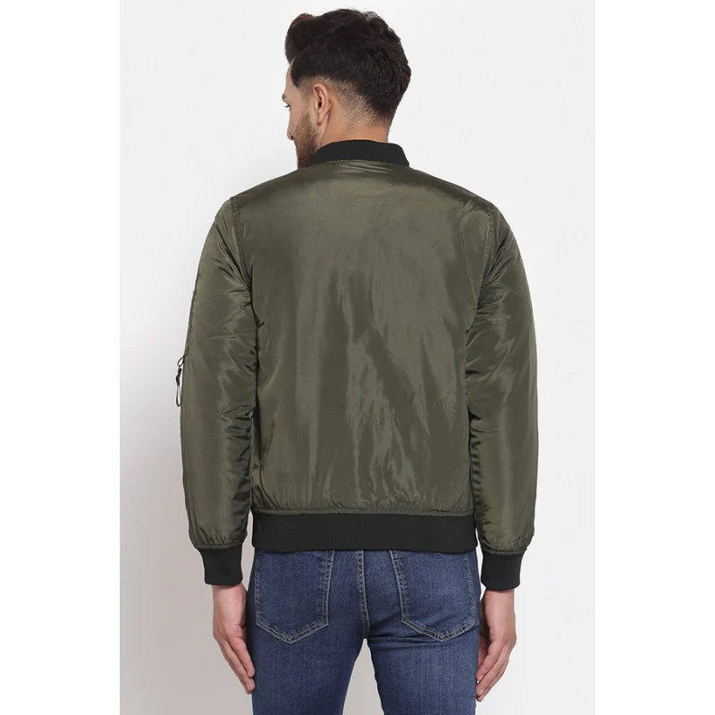 Men's Olive Jacket - Image 3