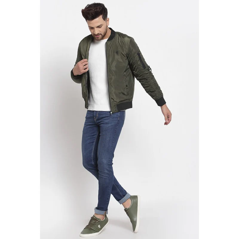 Men's Olive Jacket - Image 4