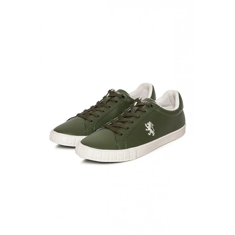 Men Olive Sneakers - Image 4