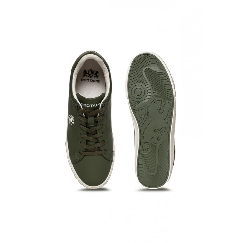 Men Olive Sneakers - Image 5