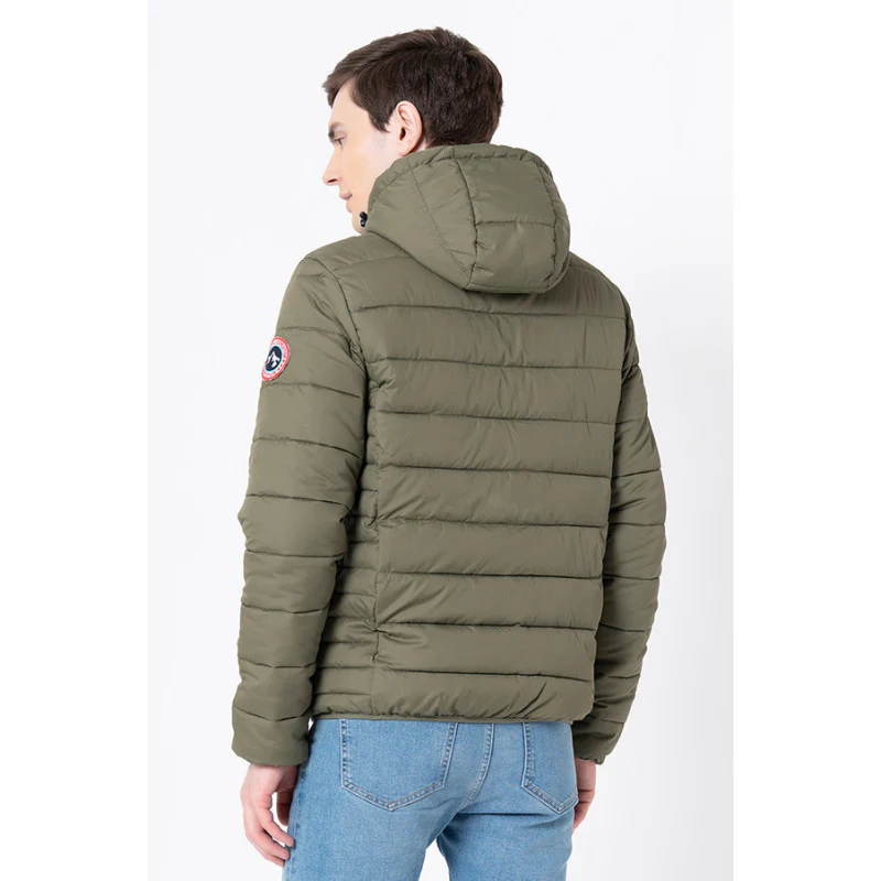 Men's Olive Solid Jacket - Image 3