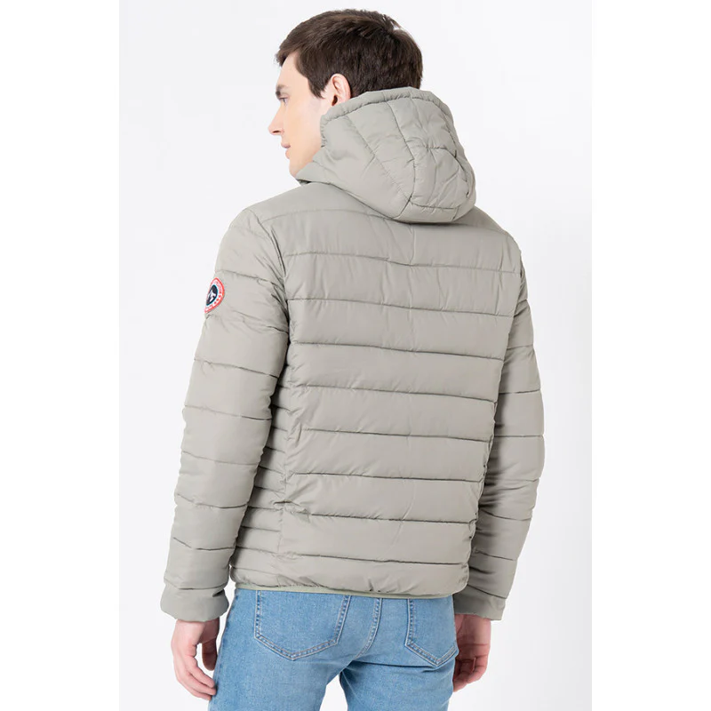 Men's Pastel Green Solid Jacket - Image 3