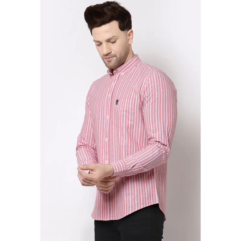 Men's Red Stripe Shirt - Image 2