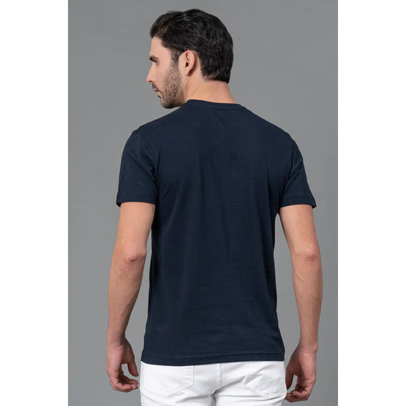 Mens Round Neck Casual T-Shirt - Image 3