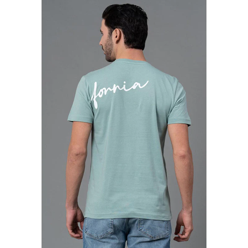 Mens Round Neck Casual T-Shirt - Image 3