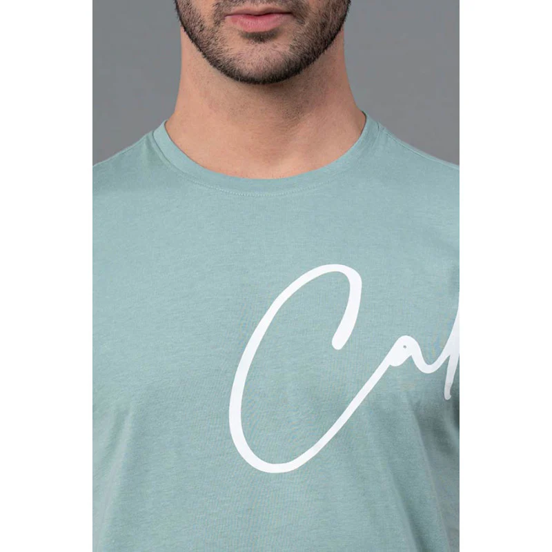 Mens Round Neck Casual T-Shirt - Image 4