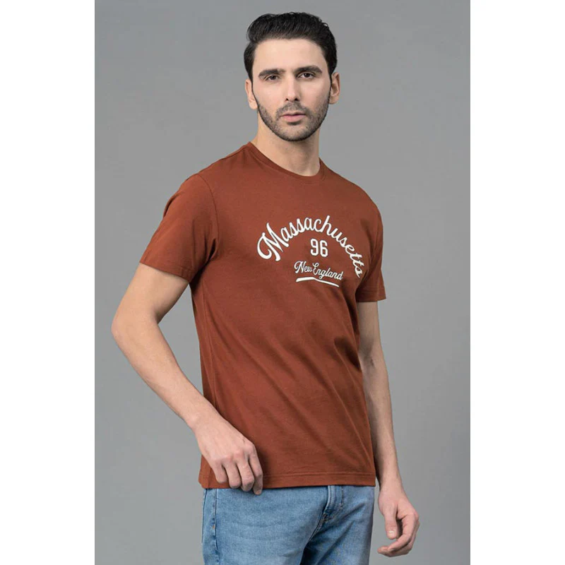 Men's Round Neck Casual T-Shirt - Image 2