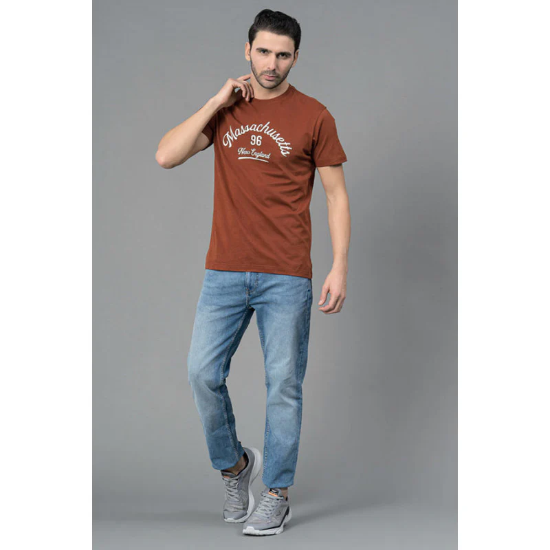 Men's Round Neck Casual T-Shirt - Image 5
