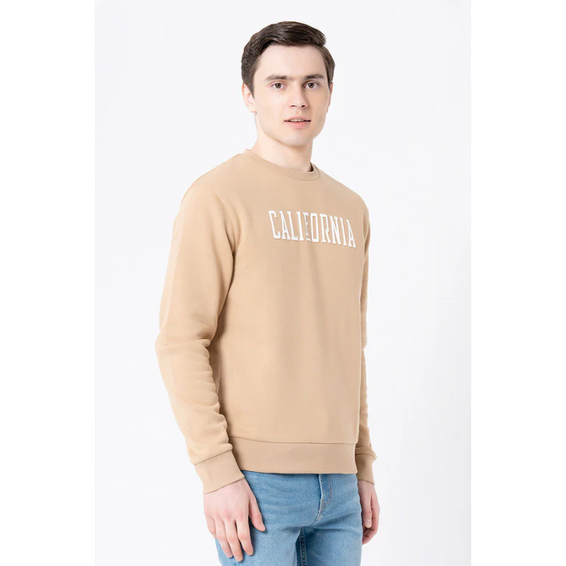 Men's Sand Graphic Print Sweatshirt - Image 2