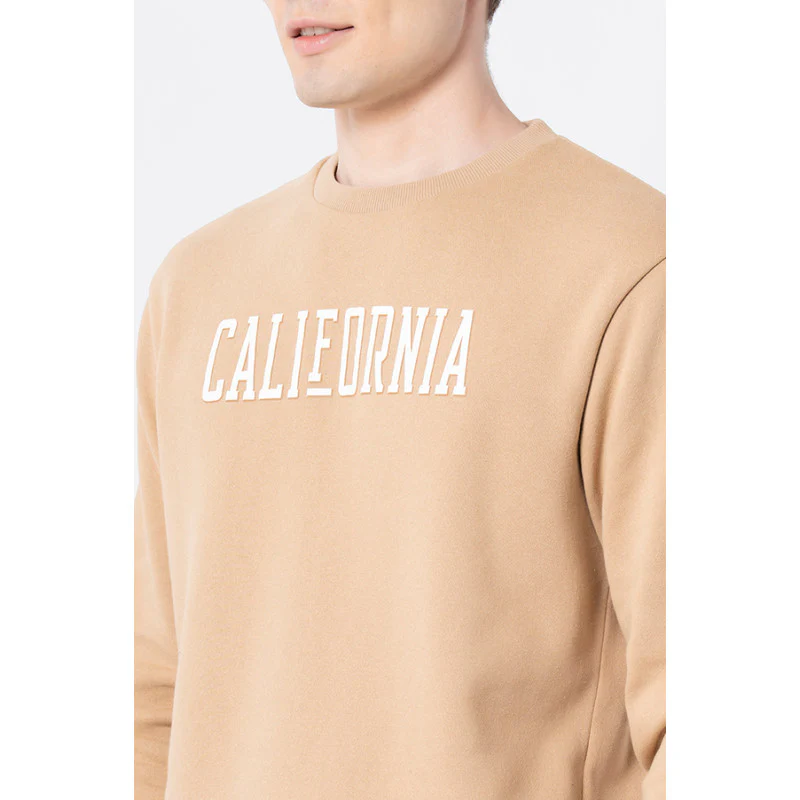 Men's Sand Graphic Print Sweatshirt - Image 4