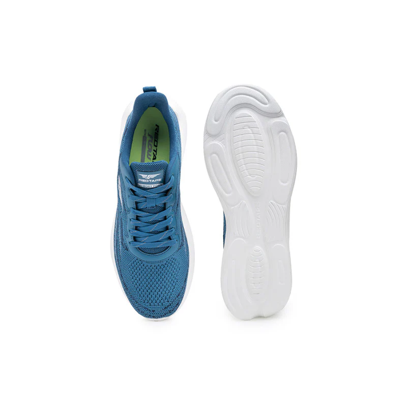 Men's Sea Blue/Navy Walking Shoes - Image 6