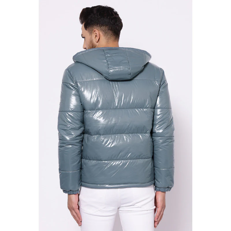 Men's Slate Blue Jacket - Image 4