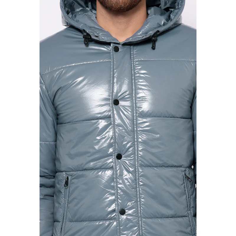 Men's Slate Blue Jacket - Image 6